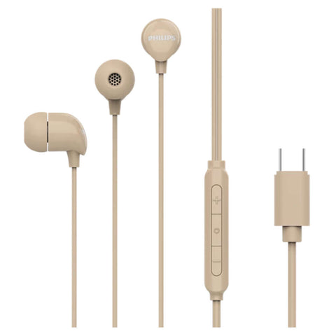 Philips In-Ear Wired Headphones Gold TAE1159GD/00 