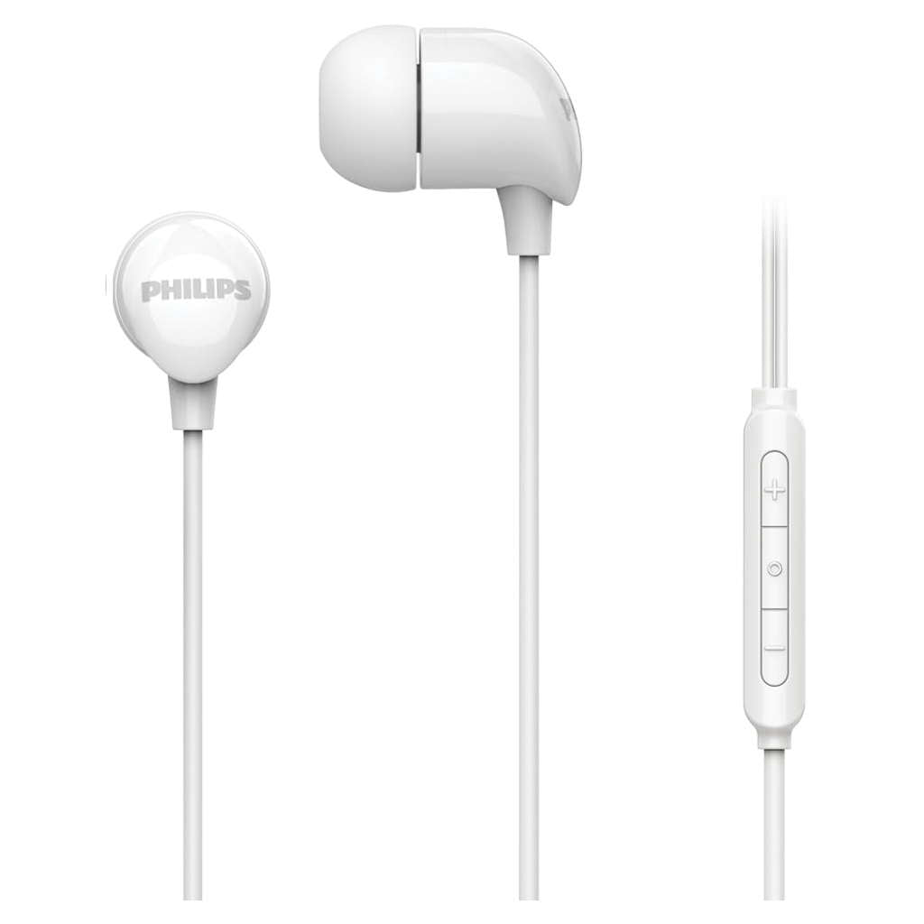 Philips In-Ear Wired Headphones White TAE2146WT/00 
