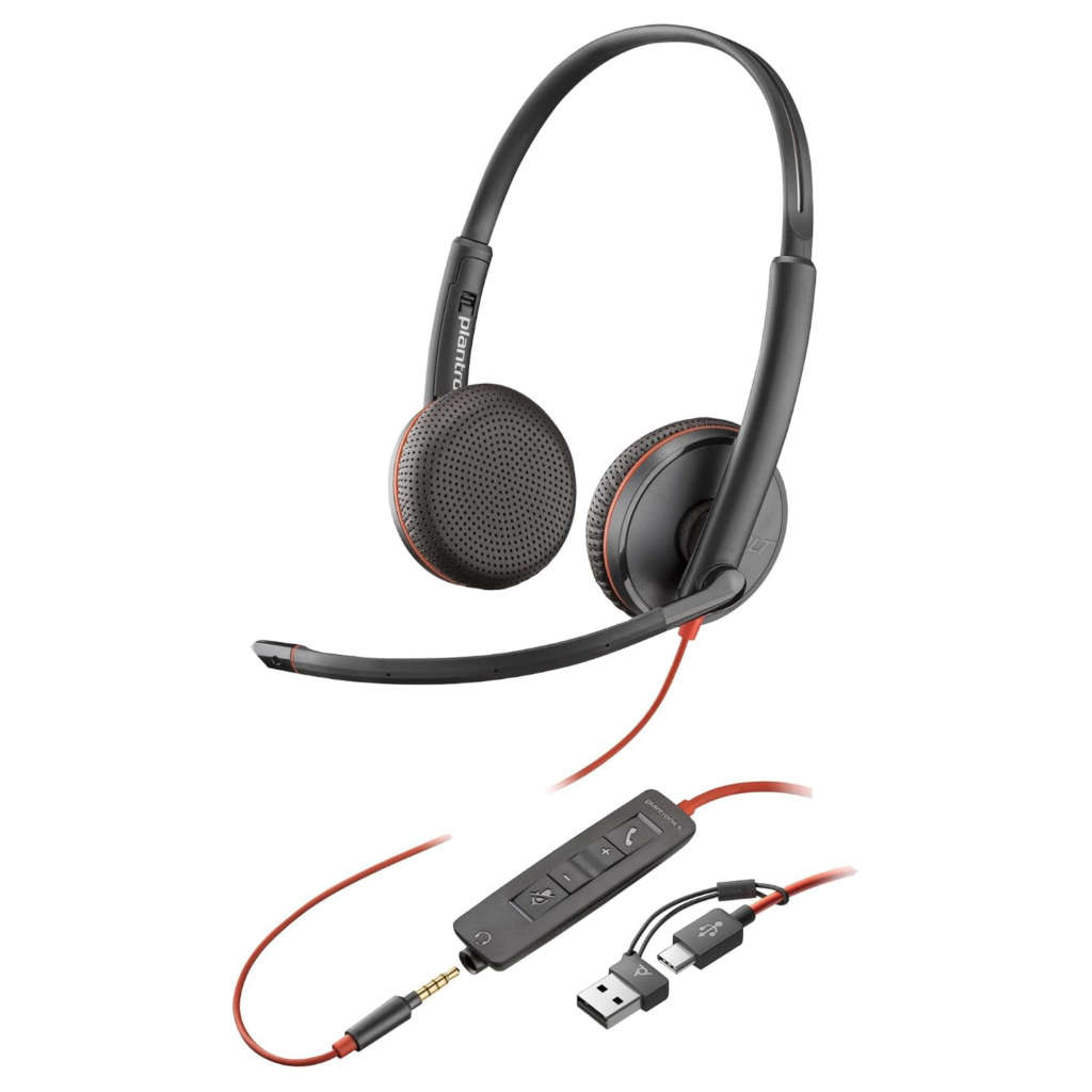 Poly Blackwire 3225 Stereo USB-C Headset 8X229A6 