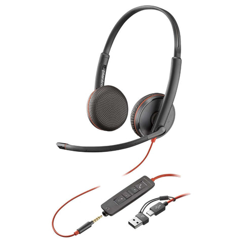 Poly Blackwire 3225 Stereo USB-C Headset 8X229A6 
