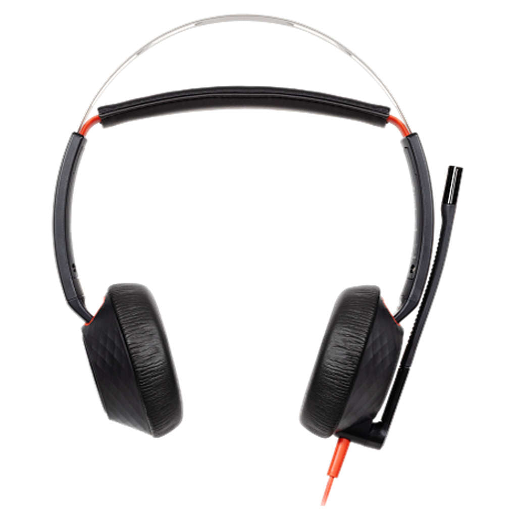 Poly Blackwire 5220 Stereo USB-C On Ear Wired Head Phone 8X231AA