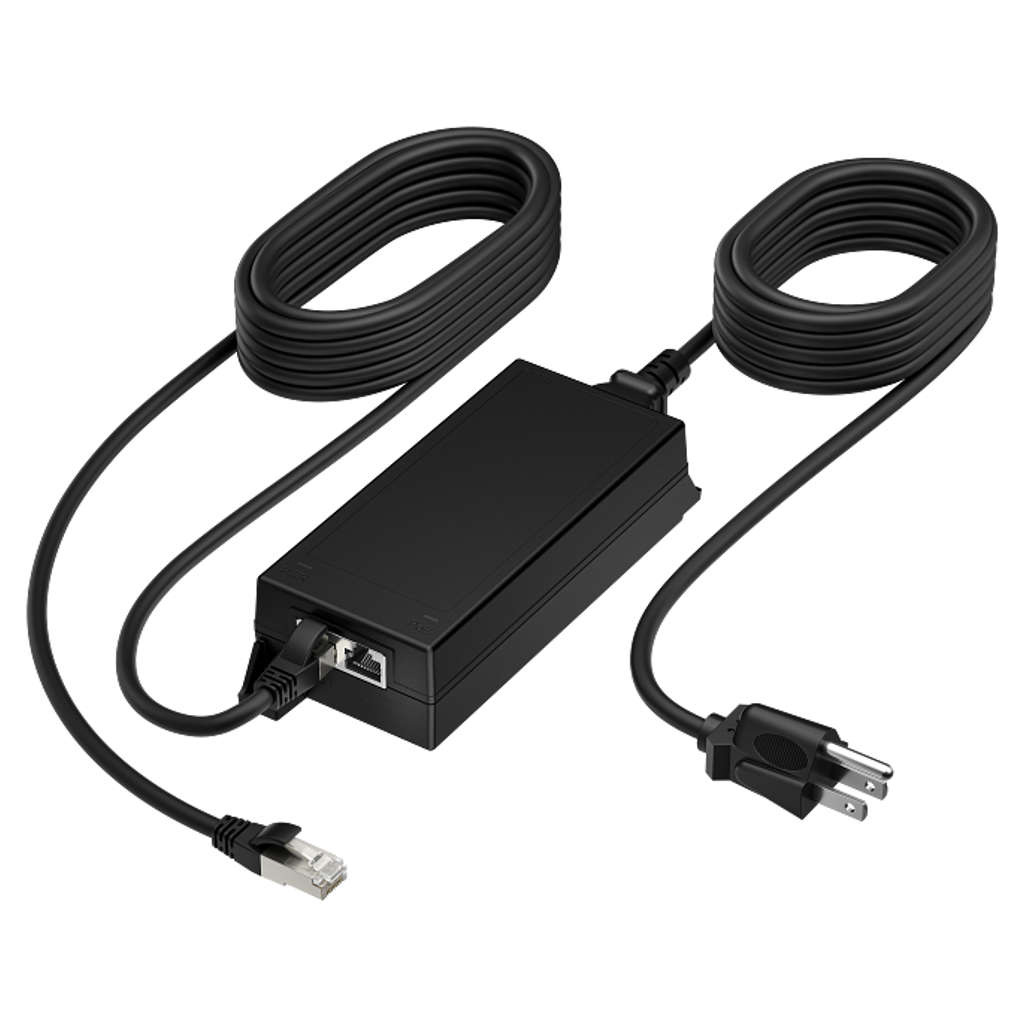 Poly PoE++ 65W 2.5G Adapter With 3.66m CAT6A Cable And Power Cord B5NH6AA 