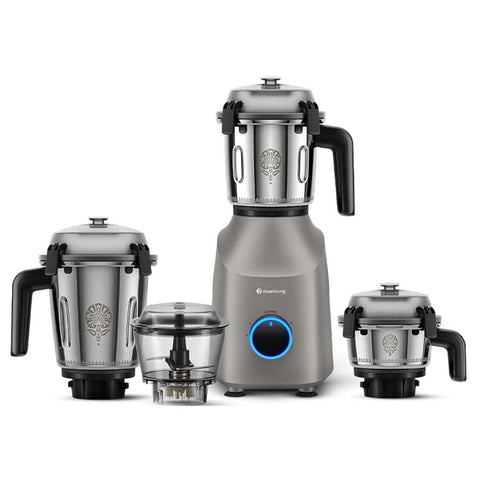 Atomberg Tavi 4 Jars Mixer Grinder 110V Only For US & Canada 660W Matte Sand Grey 
