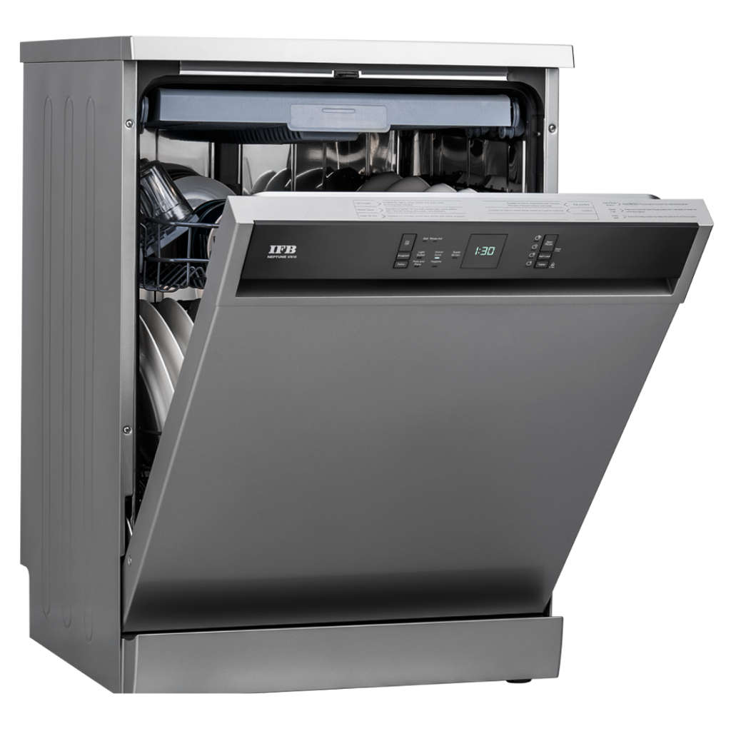 IFB Neptune VX 15 Place Setting Dishwasher 360° Spray Arm And 70°C Hot Wash With Steam