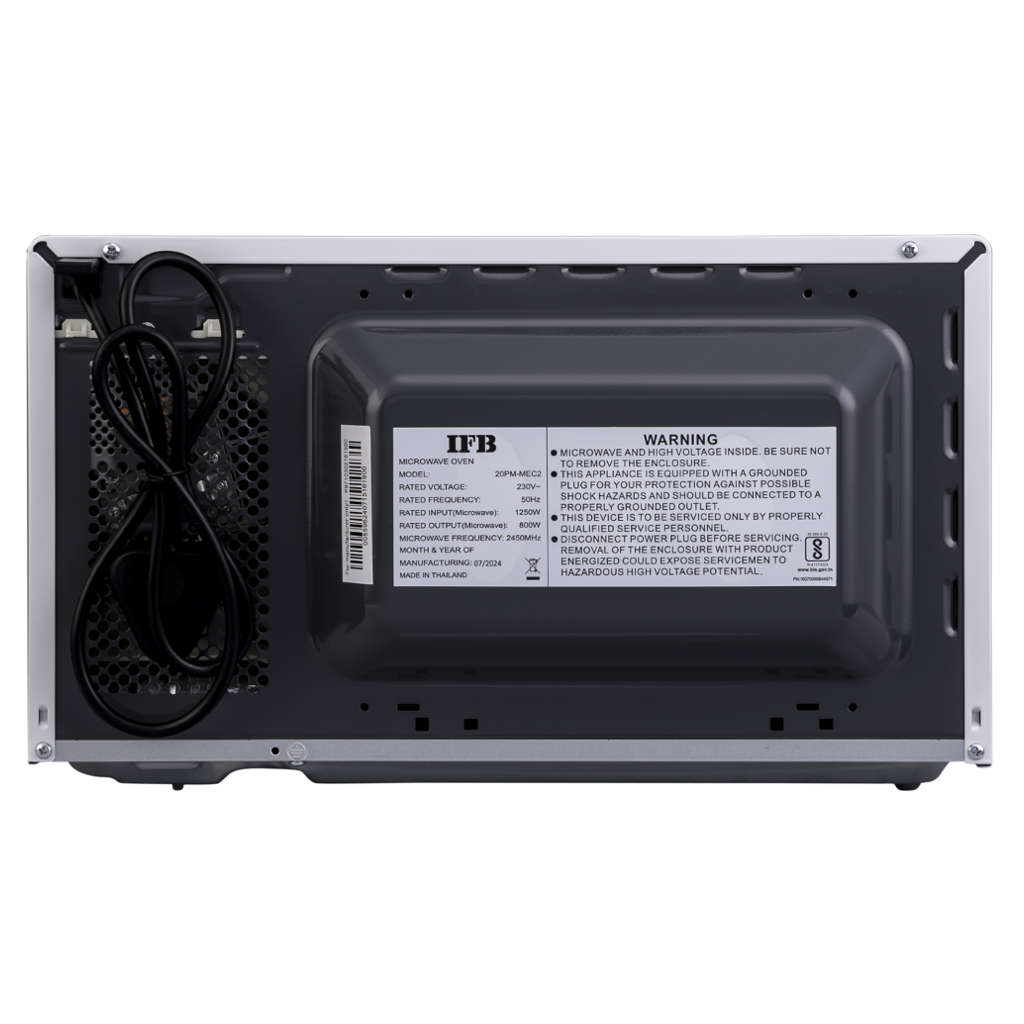 IFB Solo Microwave Oven 20 Litres With 5 Power Level Settings & Easy Clean Cavity 20PM-MEC2
