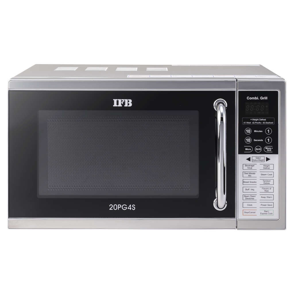 IFB Grill Microwave Oven 20 Litres With Dual Heaters & Combi Cook 20PG4S 