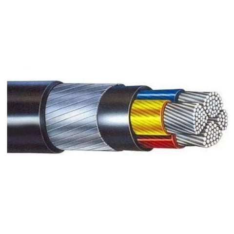 Polycab 4 Core 16 Sq.mm Aluminium Armoured Cable 40 Meters 