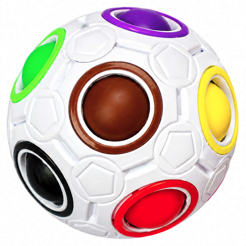Rain Bow Ball 3D Color Matching Logic Puzzle Toy For Kids & Adults 