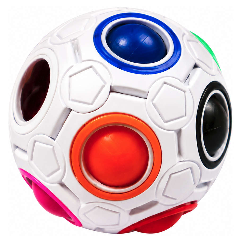 Rain Bow Ball 3D Color Matching Logic Puzzle Toy For Kids & Adults