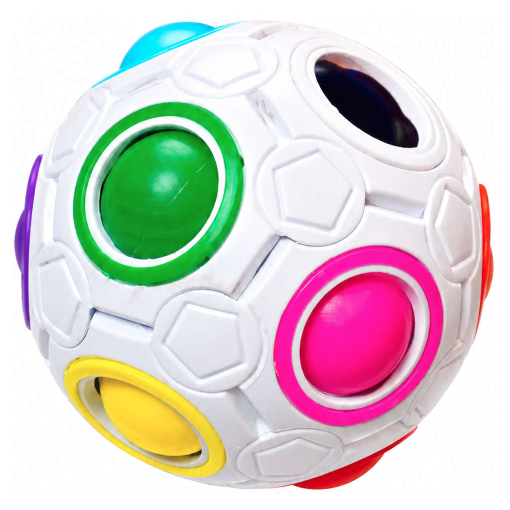Rain Bow Ball 3D Color Matching Logic Puzzle Toy For Kids & Adults