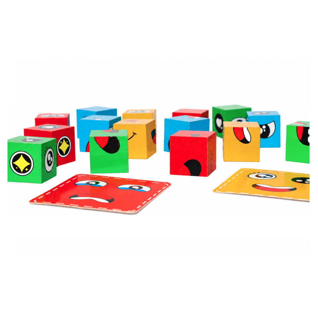 Face Cube Brain Boosting Puzzle Cube Learning Toy For Kids & Adults