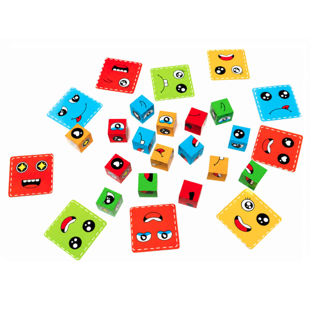 Face Cube Brain Boosting Puzzle Cube Learning Toy For Kids & Adults