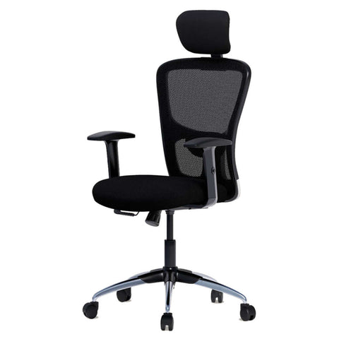 Wakefit Albus Pro Highback Ergonomic Office Chair With Class 4 Gaslift Chrome Base & Multi-Lock 