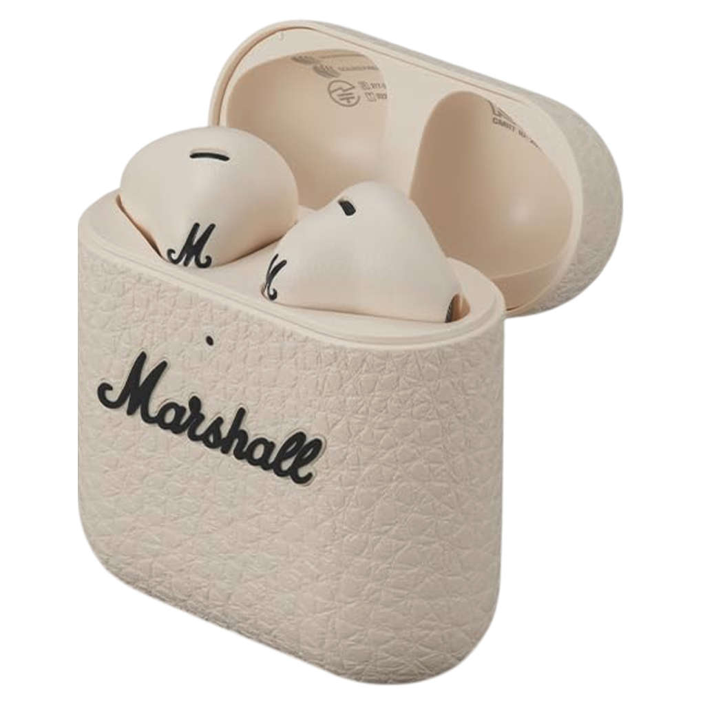 Marshall Minor IV True Wireless Earbuds With 30+ Hours of Playtime Cream