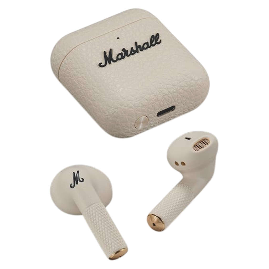 Marshall Minor IV True Wireless Earbuds With 30+ Hours of Playtime Cream