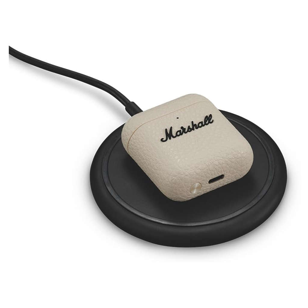 Marshall Minor IV True Wireless Earbuds With 30+ Hours of Playtime Cream