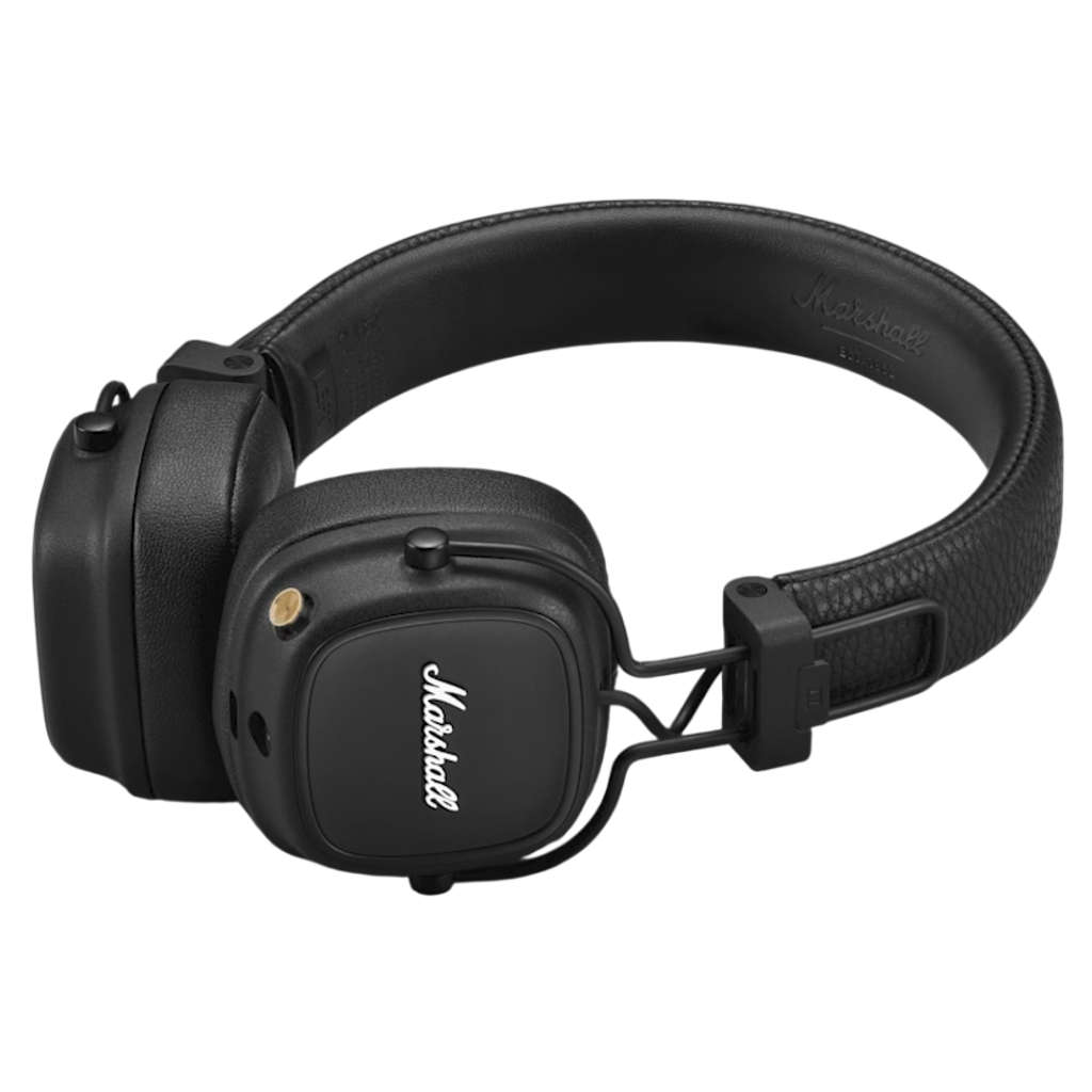 Marshall Major IV Wireless Bluetooth On Ear Headphone With Mic Black