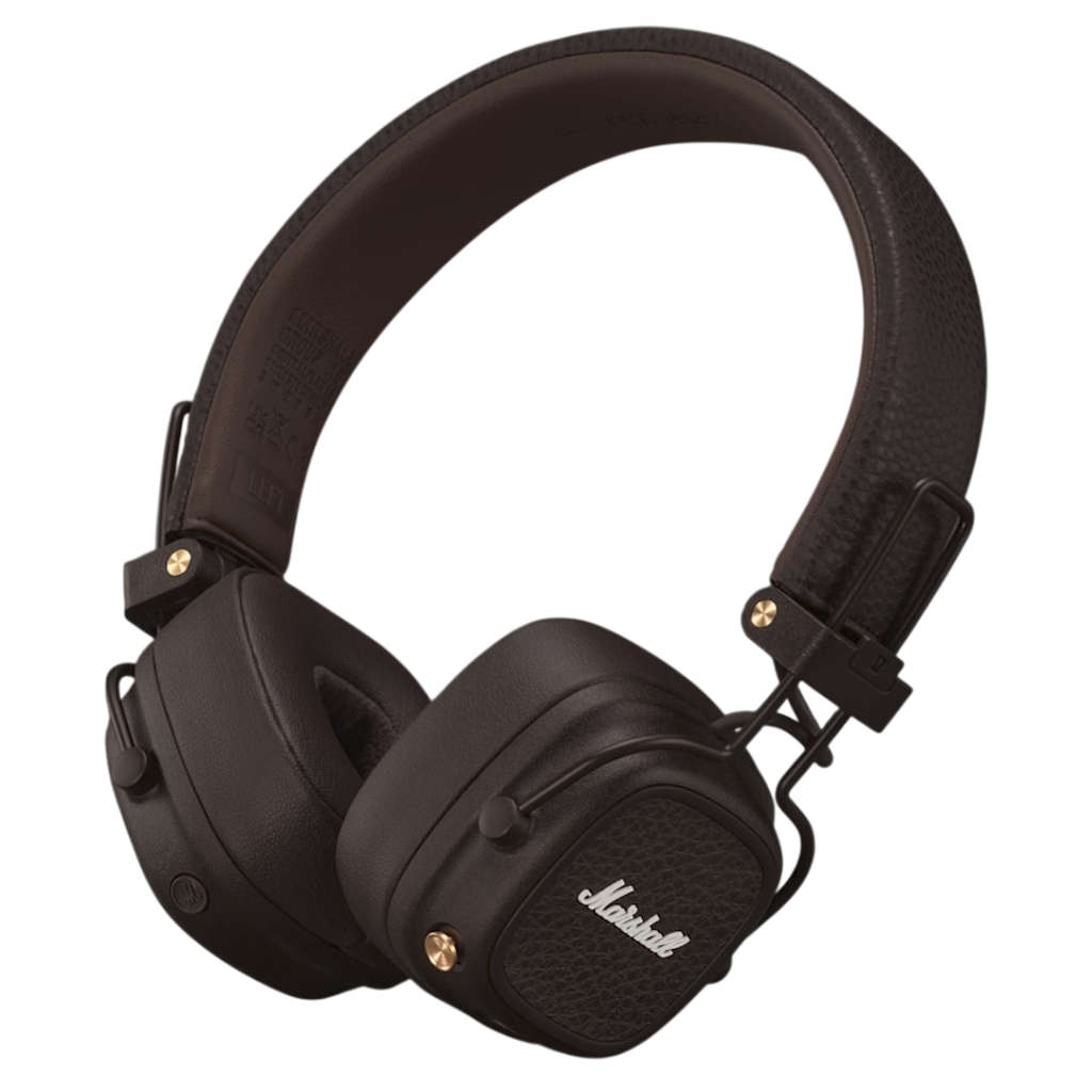 Marshall Major V Wireless Bluetooth On Ear Headphone Brown 