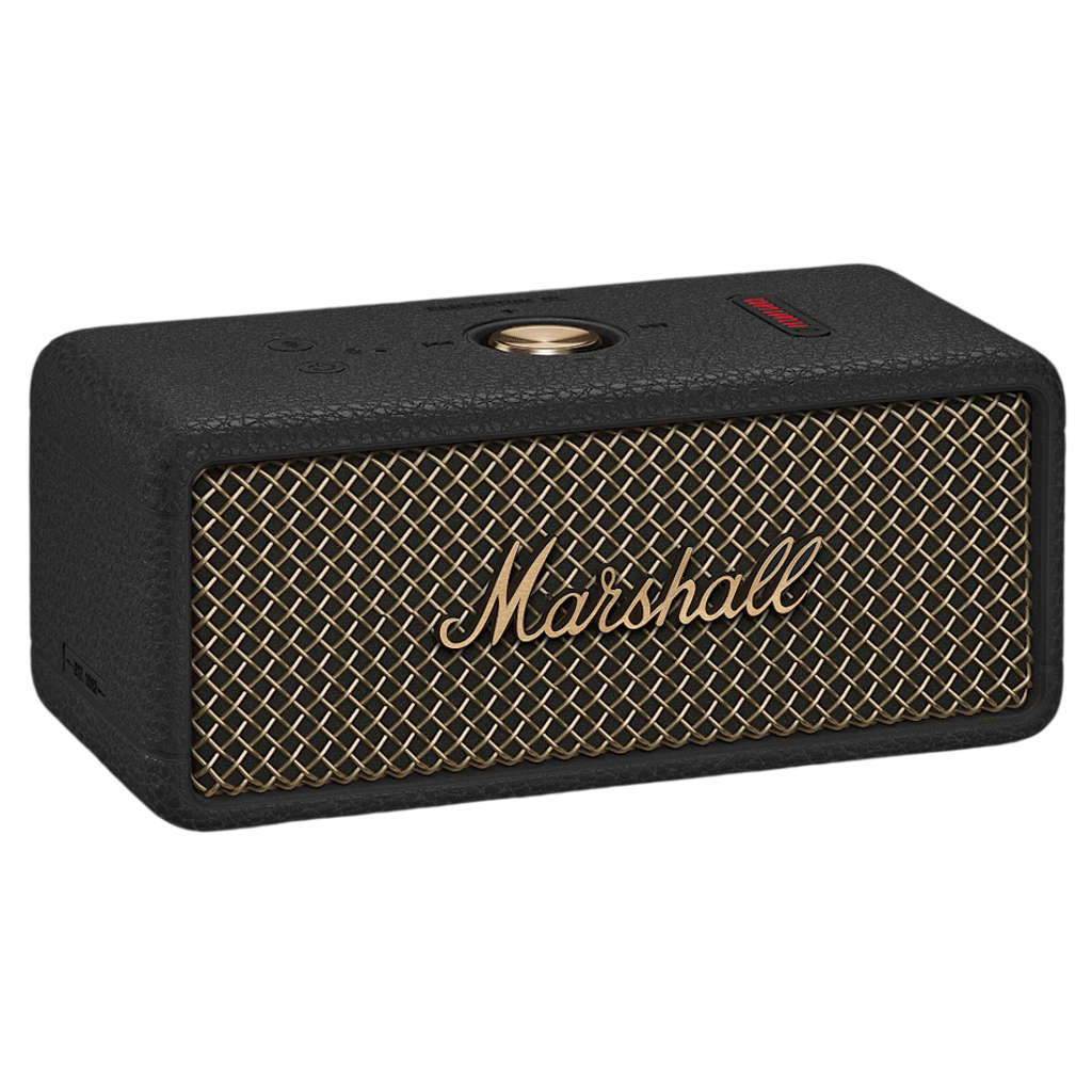Marshall Emberton III Compact Portable Bluetooth Speaker Vintage Black Gold
