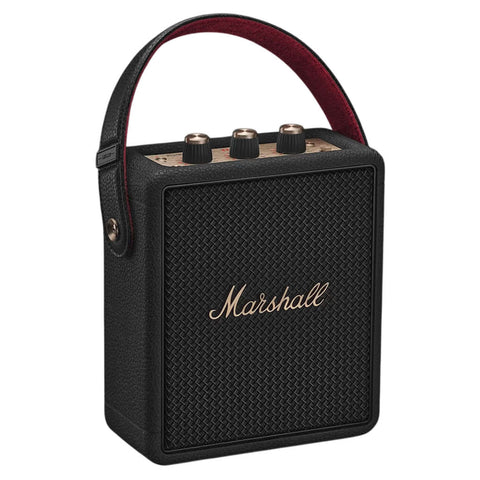 Marshall Stockwell III Portable Bluetooth Speaker Black & Brass 