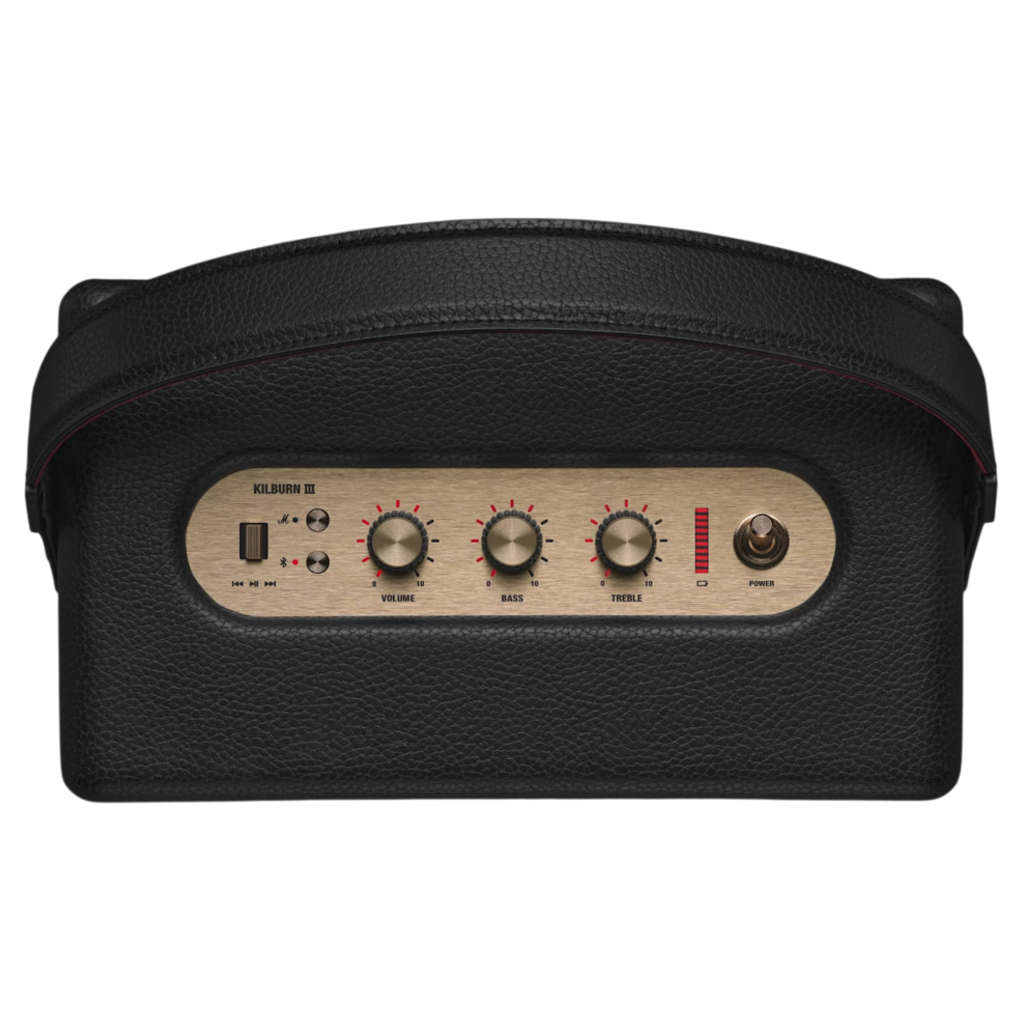 Marshall Kilburn III Portable Bluetooth Speaker Black & Brass
