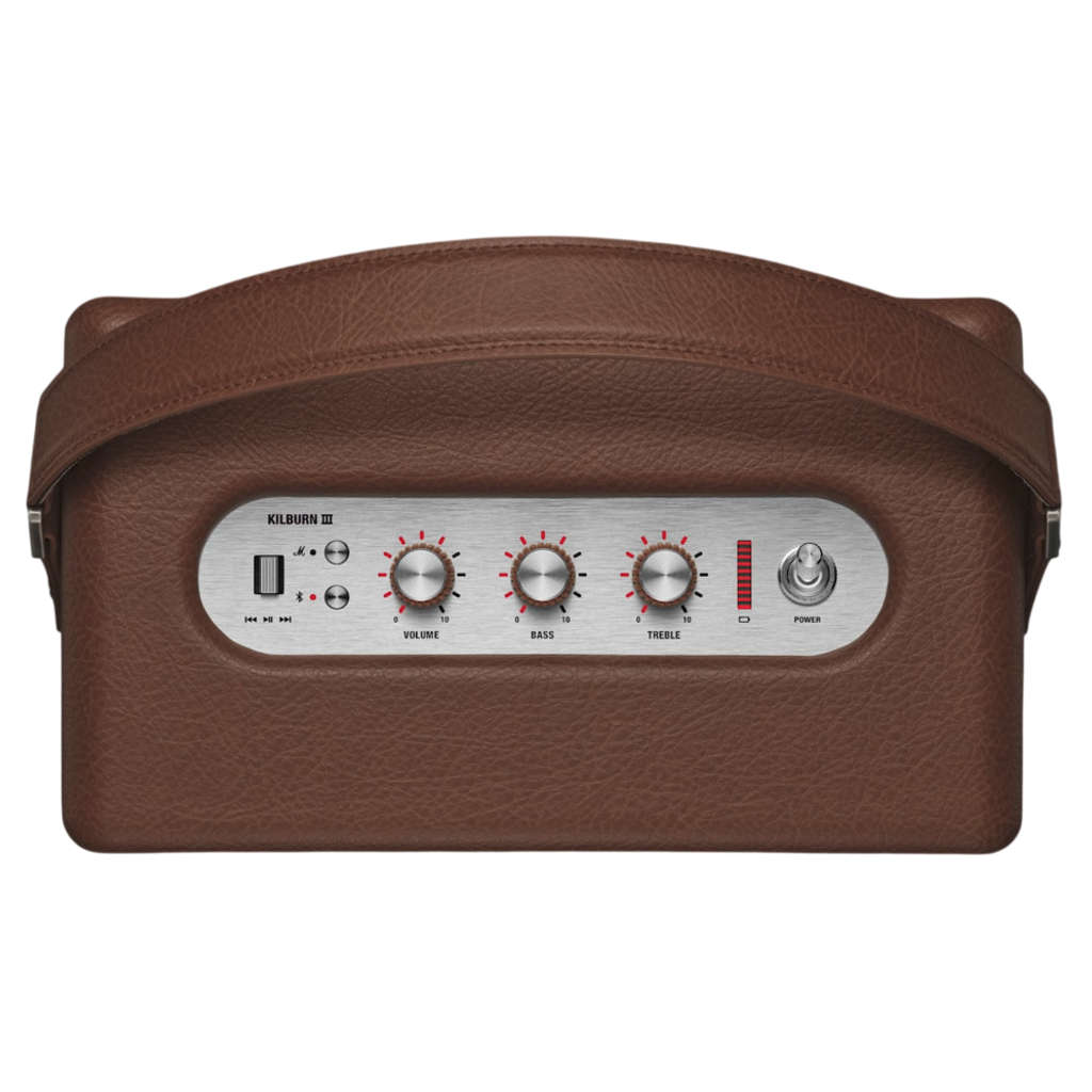 Marshall Kilburn III Portable Bluetooth Speaker Brown