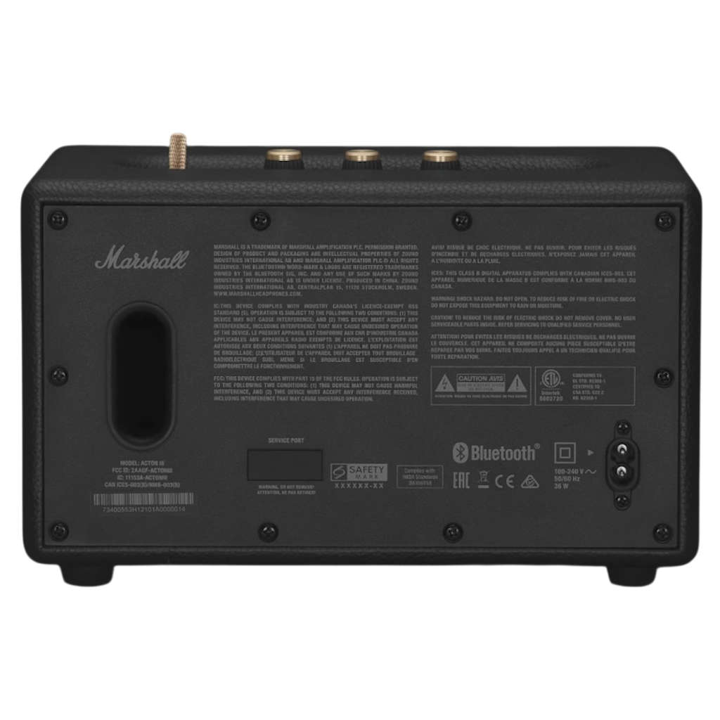 Marshall Acton III Compact Bluetooth Speaker Black