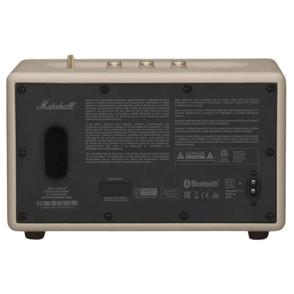 Marshall Acton III Compact Bluetooth Speaker Cream