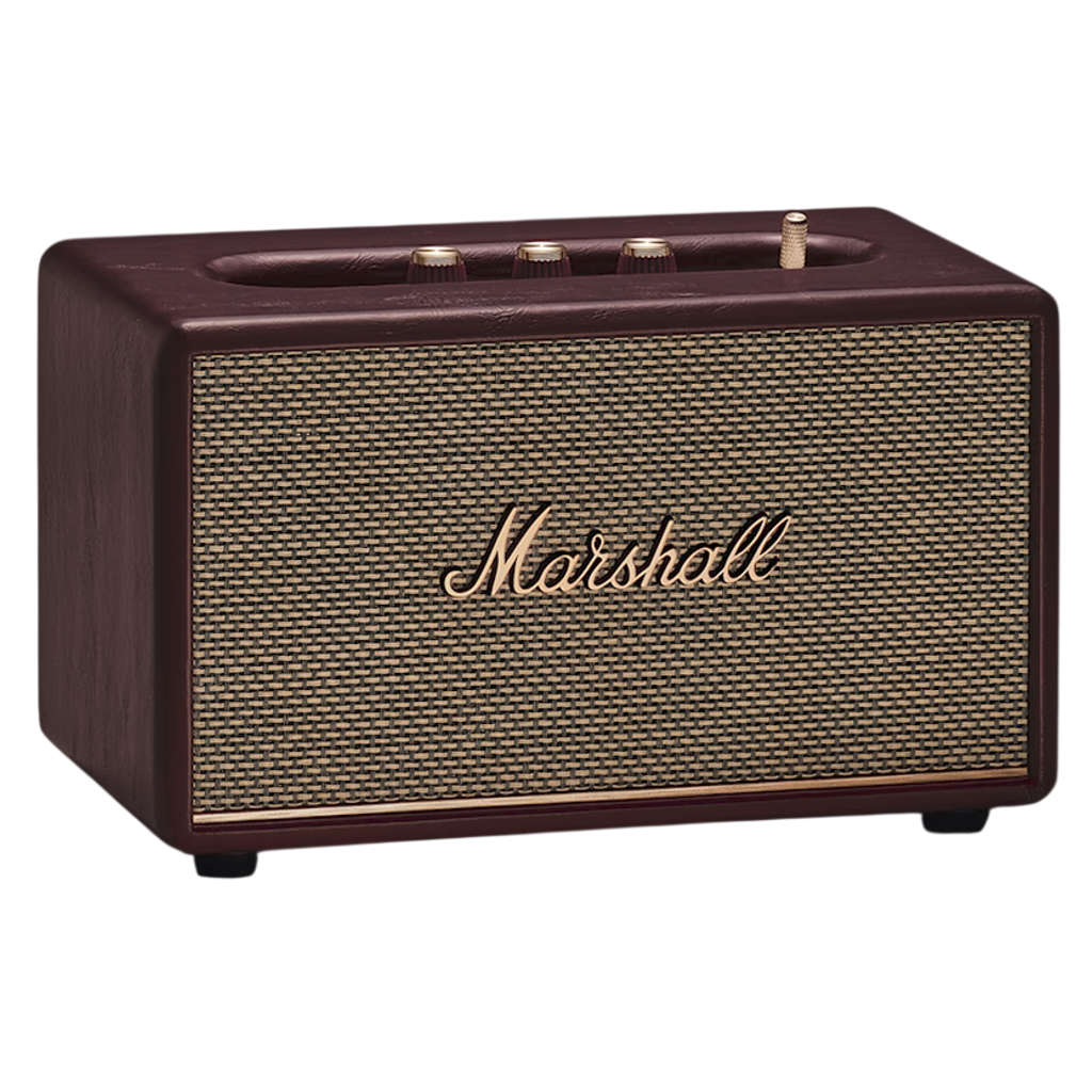 Marshall Acton III Compact Bluetooth Speaker Burgundy 