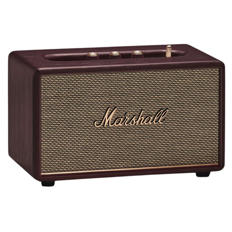 Marshall Acton III Compact Bluetooth Speaker Burgundy 