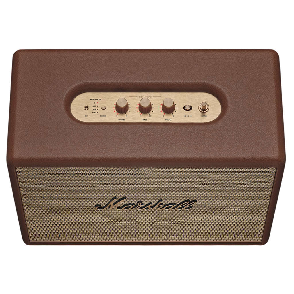 Marshall Woburn III Bluetooth Speaker Tan Brown