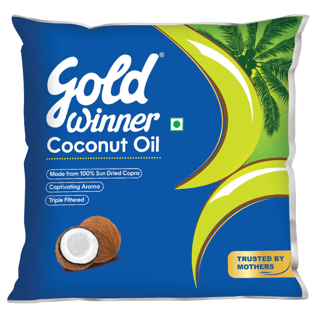 Gold Winner Coconut Oil 400g Pouch 