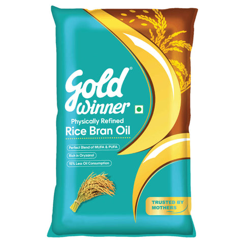 Gold Winner Rice Brad Oil 850g Pouch 