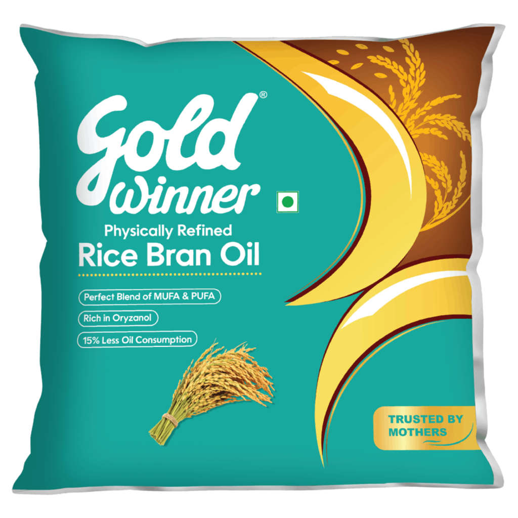 Gold Winner Rice Brad Oil 425g Pouch 