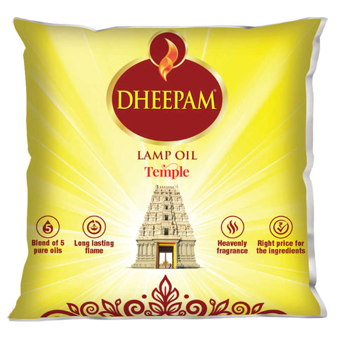 Dheepam Temple Lamp Oil 425g Pouch 