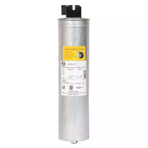 L&T [ Lauritz Knudsen ] Three Phase Cylindrical Power Capacitor 10 kVAr 440 VAC LTCCD310B2 