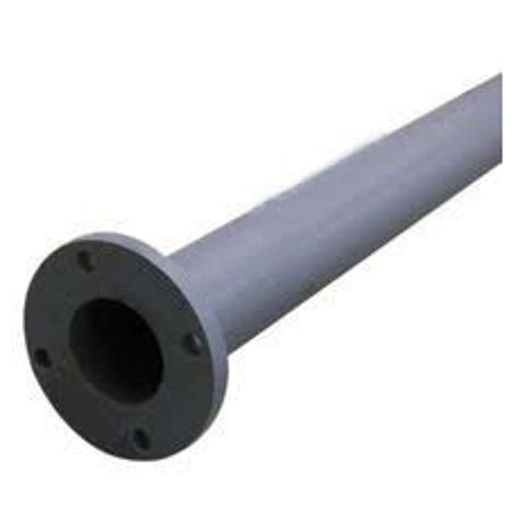 UDF Cast Iron Earth Pipe 4 Inch 10-13 mm Thickness 3 Mtr Length With Single Flange 