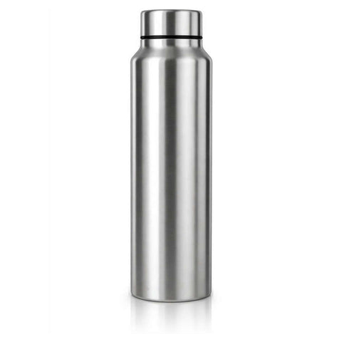 Straight Stainless Steel Water Bottle 1 Litre 