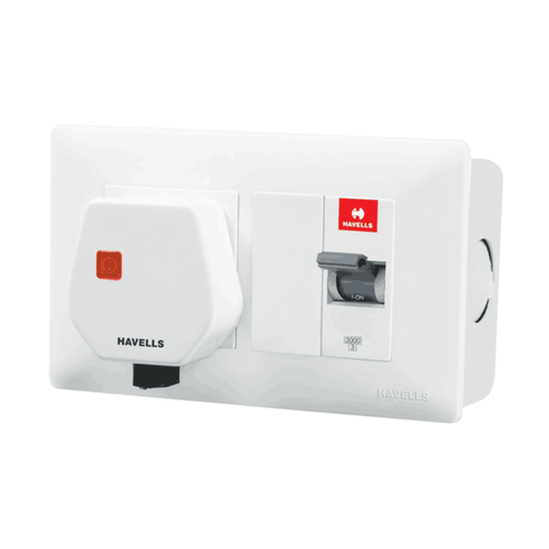 Havells DBOXx MCB Protected Socket With Plastic Enclosure (for surface mounting)