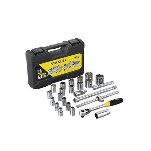Stanley 24 Pc 1/2 Drive Metric Socket Set – STMT72795-8