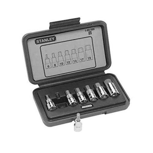 Stanley 7Pc 1/2 Drive Hex Bit Metric Socket Set – 1-89-099