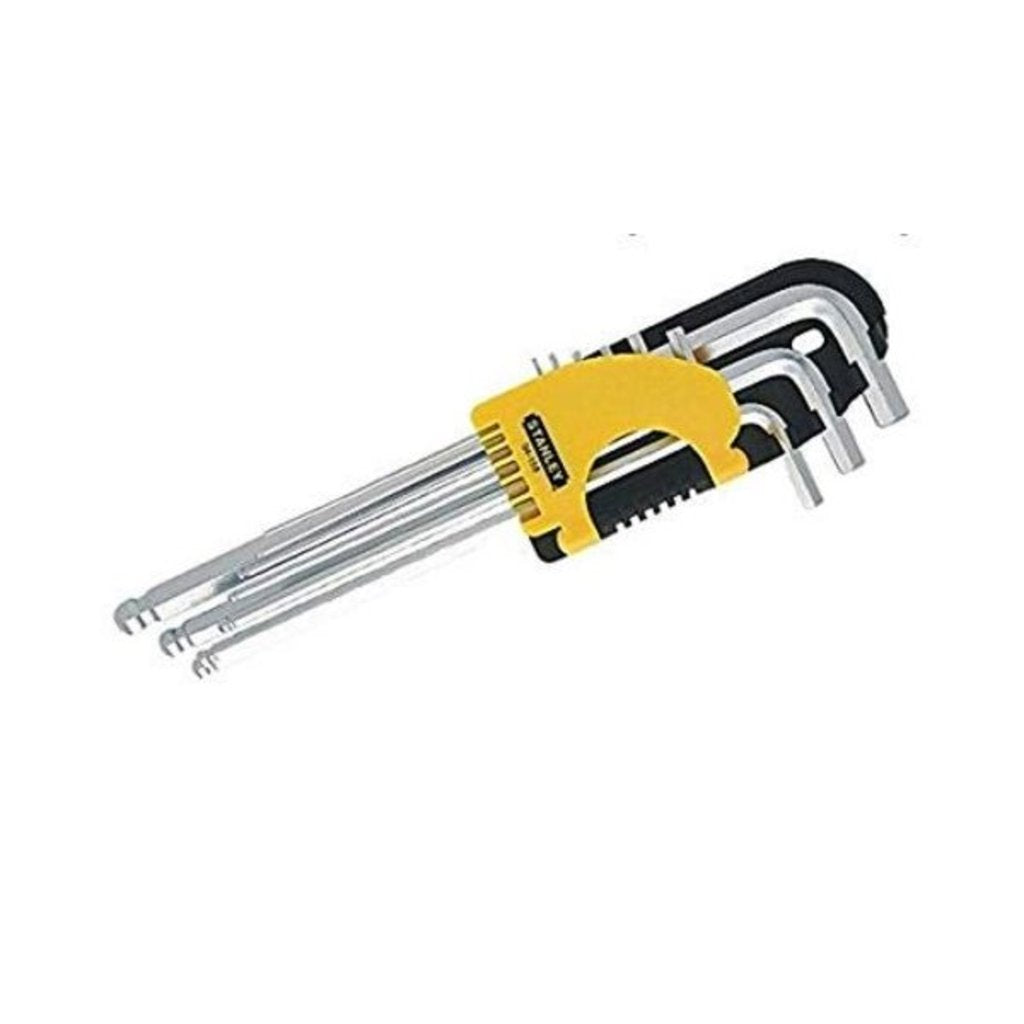 Stanley 9 Pc Metric Ball End Hex Key Set - Extra Long 94-158