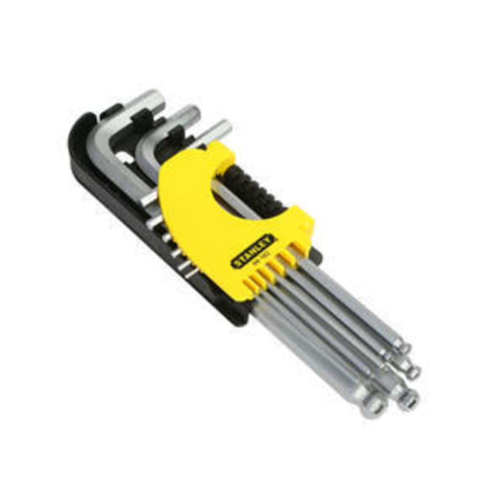 Stanley 9 Pc Metric Ball End Hex Key Set - Extra Long 94-158