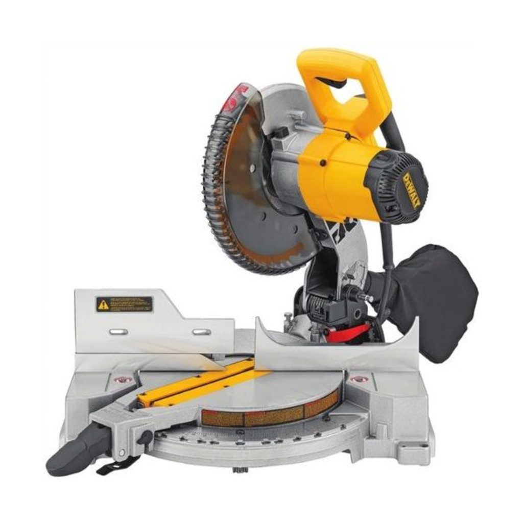 Dewalt 254mm Single Bevel Mitre Saw DW713 (1600 W, 13.6 Kg, 5000 rpm)