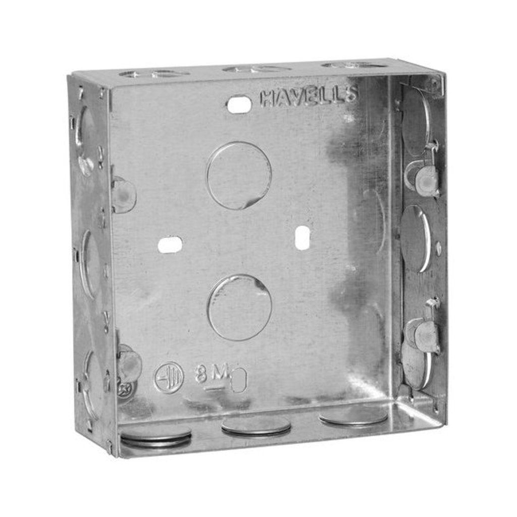 Havells Modular Flush Metal Gi Boxes for Coral, Pearlz & Oro