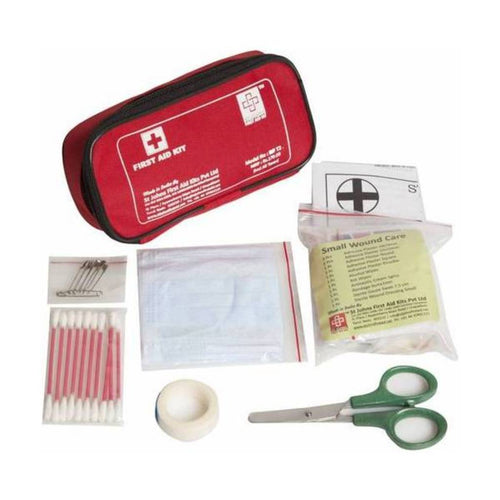 St.John's Travel First Aid Kit Small - Nylon Pouch - 29 Components SJF T2