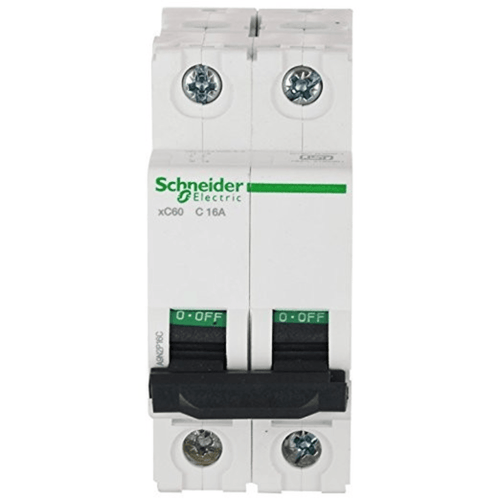 Schneider 2 Pole 20A Miniature Circuit Breaker (MCB) DC series – A9N61532