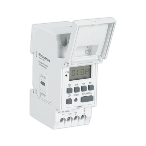 Havells Crabtree Digital Weekly Programmable Time Switch - DCTAW01016