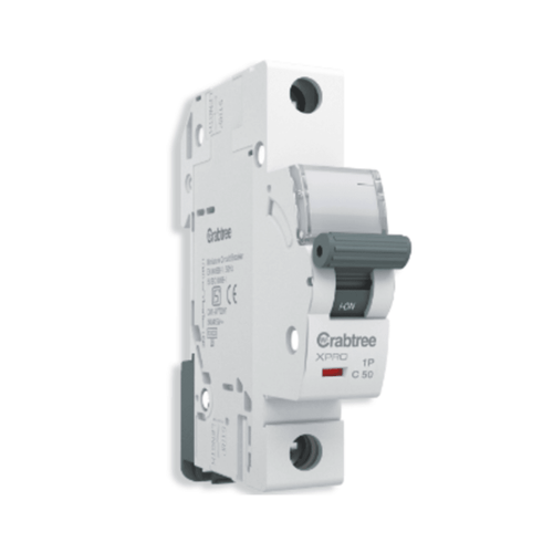 Crabtree Xpro Miniature Circuit Breaker Single Pole ‘C’ Curve Series