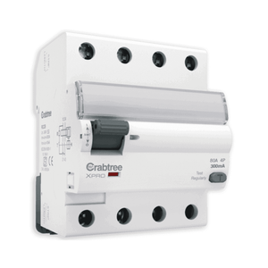 Crabtree Xpro Higher Rating RCCB ‘AC’ Type FP 300 mA